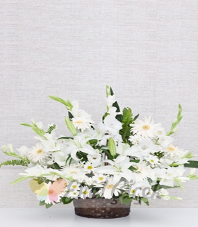Lilyum ve Gerbera Sepeti