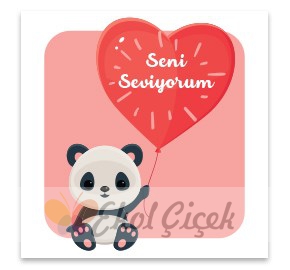 Seni Seviyorum Gift Kart