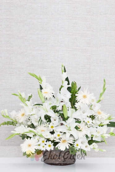 Lilyum ve Gerbera Sepeti