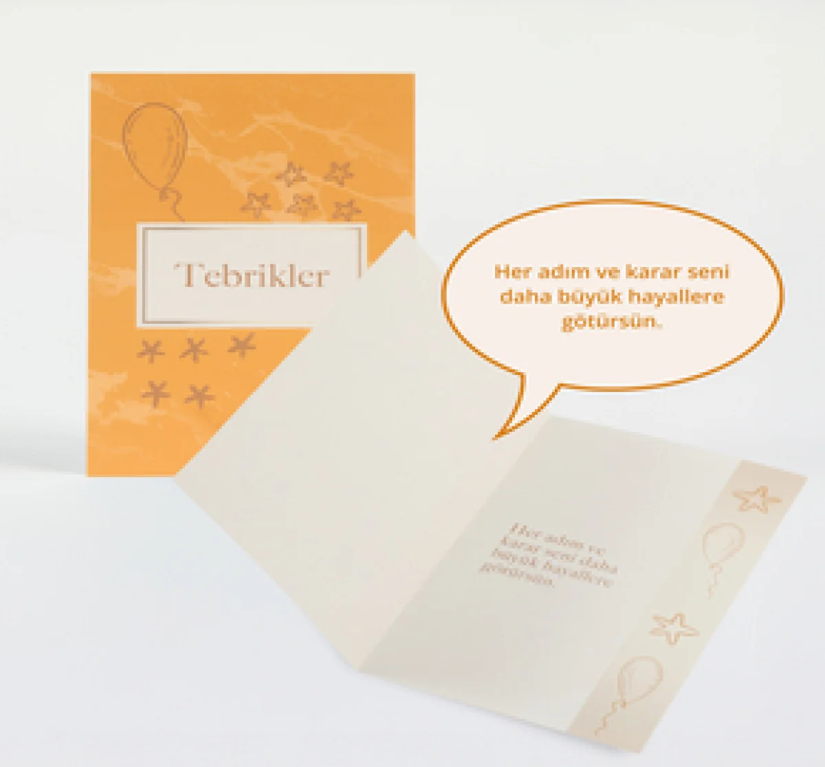 Tebrikler Mesaj Kartı