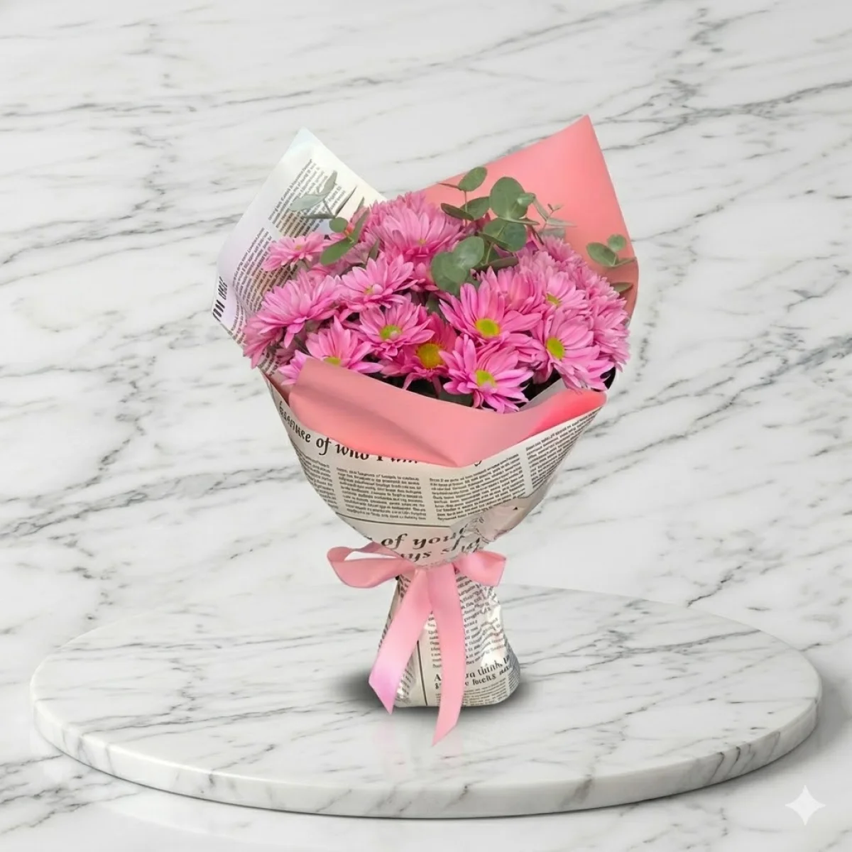 Pembe Papatya Buketi